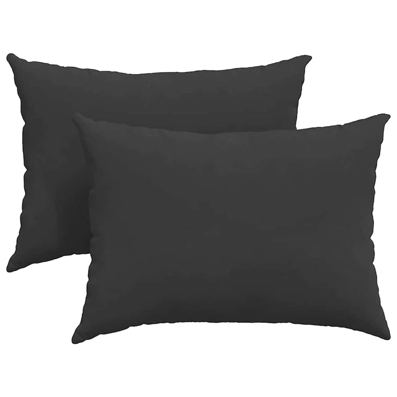 Load image into Gallery viewer, Vidaxl sofa kussens 2 stuks zwart 70 x 50 cm stof
