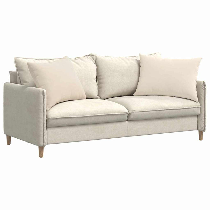 Load image into Gallery viewer, Vidaxl sofa kussens 2 stuks beige 70 x 50 cm stof
