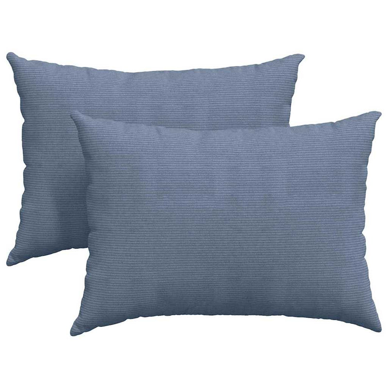 Load image into Gallery viewer, Vidaxl sofa kussens 2 stuks blauw 70 x 50 cm cordstof
