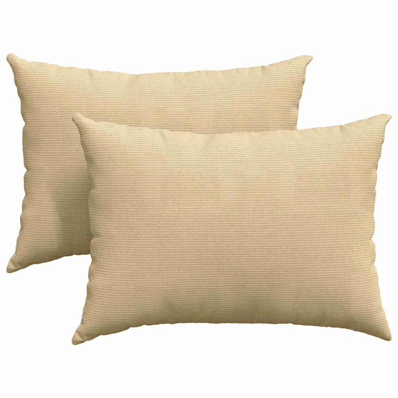 Load image into Gallery viewer, Vidaxl sofa kussens 2 stuks grijs groen 70 x 50 cm cordstof
