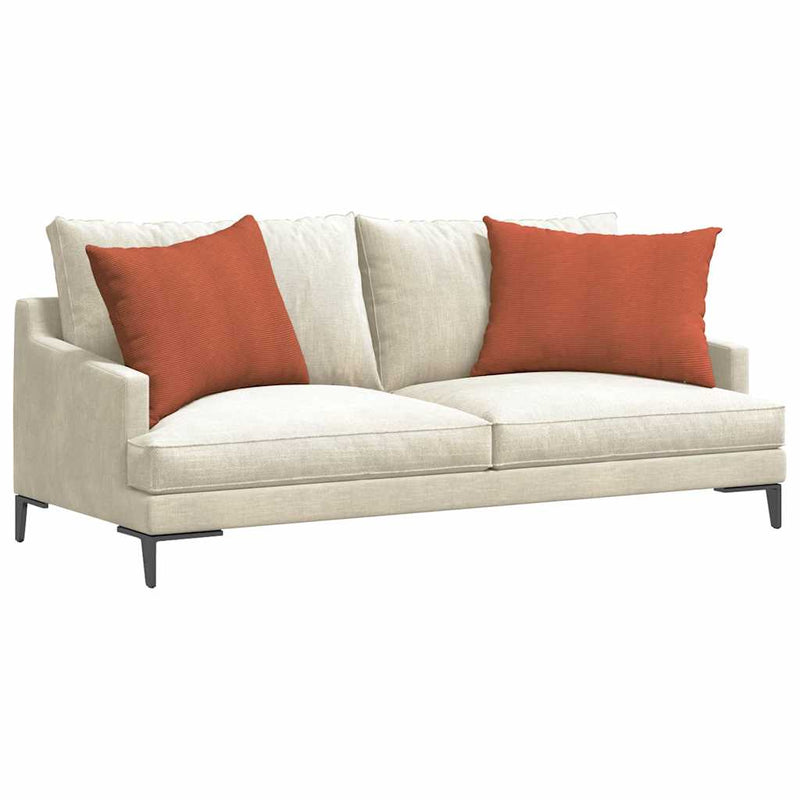 Load image into Gallery viewer, Vidaxl sofa kussens 2 stuks rood-oranje 70 x 50 cm cordstof
