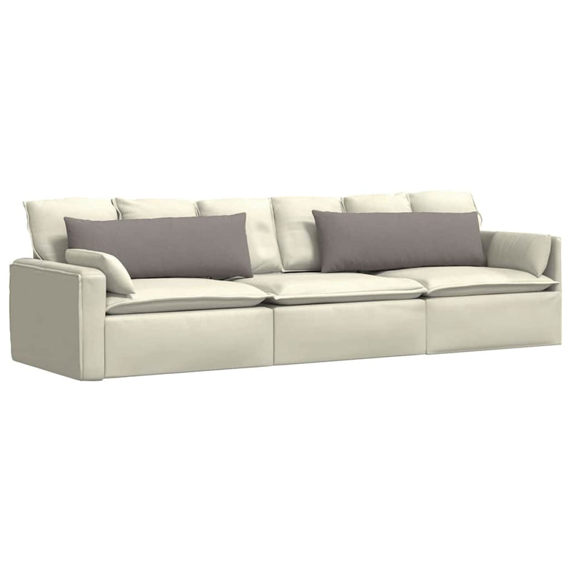 Load image into Gallery viewer, Vidaxl sofa kussens 2 pcs taupe 120 x 40 cm stof
