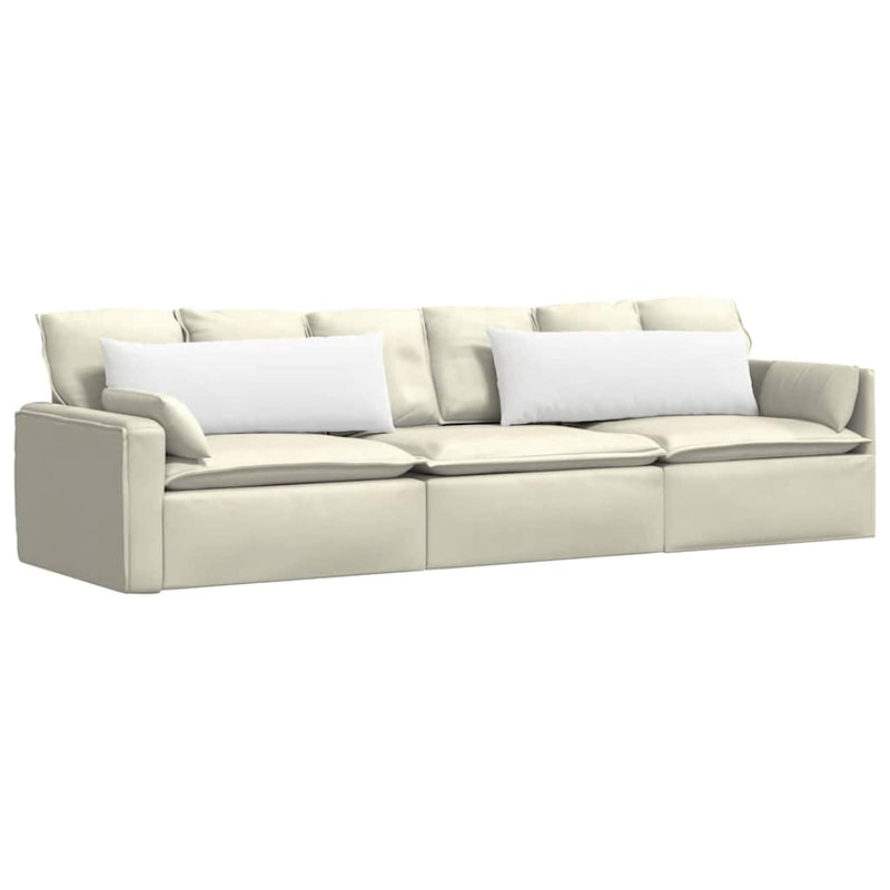 Load image into Gallery viewer, Vidaxl sofa kussens 2 pcs wit 120 x 40 cm stof
