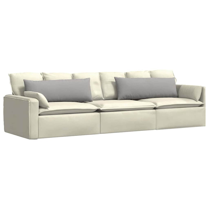 Load image into Gallery viewer, Vidaxl sofa kussens 2 pcs wolkengrijs 120 x 40 cm stof

