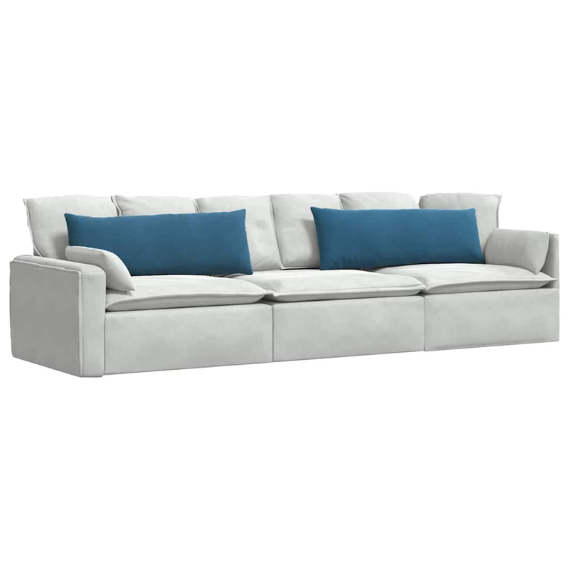 Load image into Gallery viewer, Vidaxl sofa kussens 2 stuks blauw 120 x 40 cm cordstof
