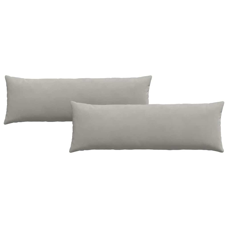 Load image into Gallery viewer, Vidaxl sofa kussens 2 stuks lichtgrijs 120 x 40 cm stof
