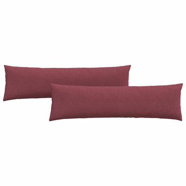 Vidaxl sofa kussens 2 pcs wijnrood 145 x 40 cm stof