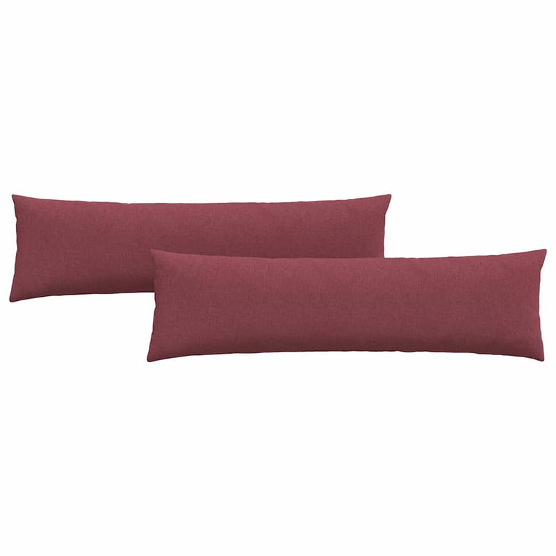 Load image into Gallery viewer, Vidaxl sofa kussens 2 pcs wijnrood 145 x 40 cm stof
