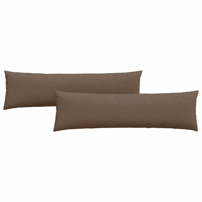Load image into Gallery viewer, Vidaxl sofa kussens 2 pcs bruin 145 x 40 cm stof
