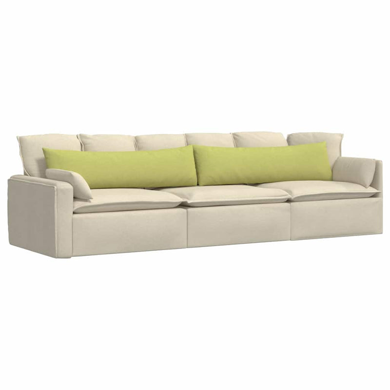 Load image into Gallery viewer, Vidaxl sofa kussens 2 pcs lichtgroen 145 x 40 cm stof
