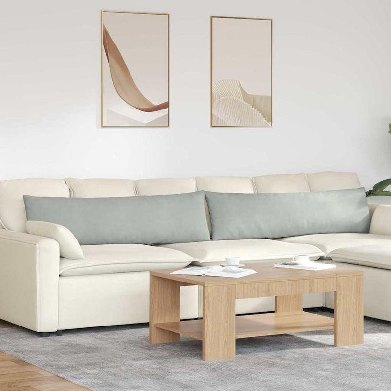Load image into Gallery viewer, Vidaxl sofa kussens 2 stuks lichtgrijs 145 x 40 cm cordstof

