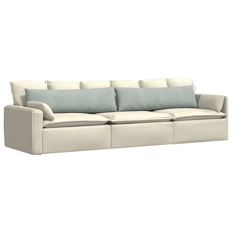 Load image into Gallery viewer, Vidaxl sofa kussens 2 stuks lichtgrijs 145 x 40 cm cordstof
