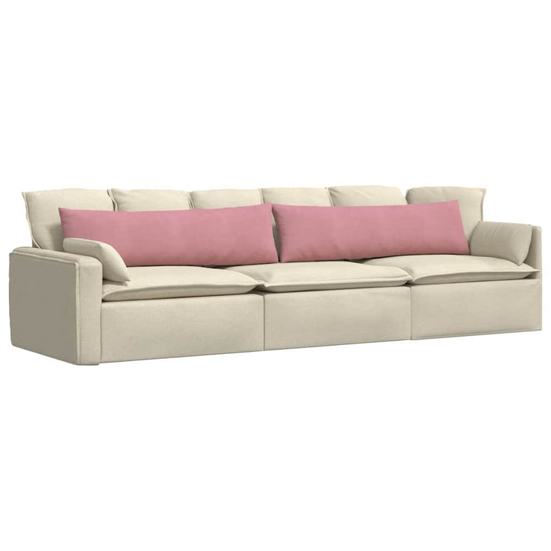 Load image into Gallery viewer, Vidaxl sofa kussens 2 stuks roze 145 x 40 cm cordstof
