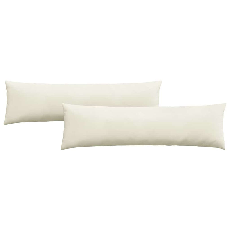 Load image into Gallery viewer, Vidaxl sofa kussens 2 stuks crème 145 x 40 cm cordstof
