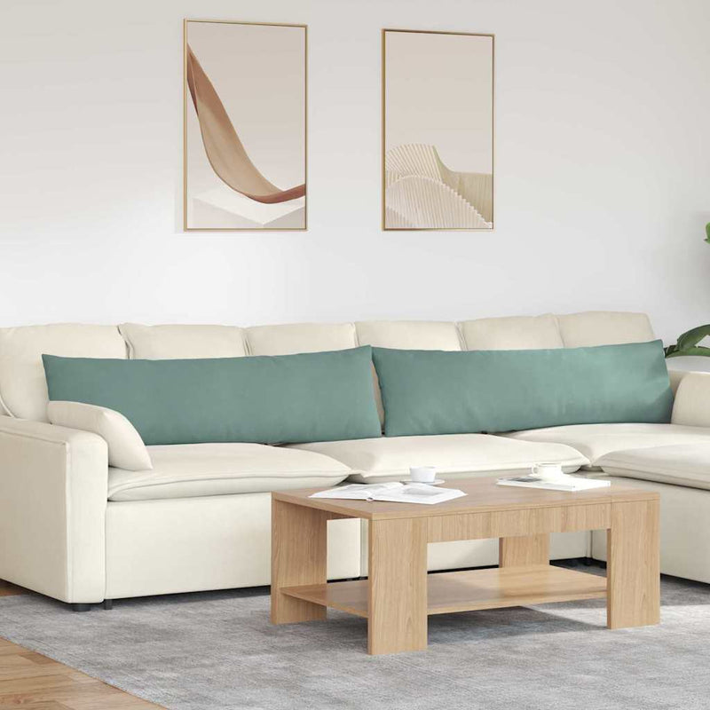 Load image into Gallery viewer, Vidaxl sofa kussens 2 stuks zeegroen 145 x 40 cm cordstof
