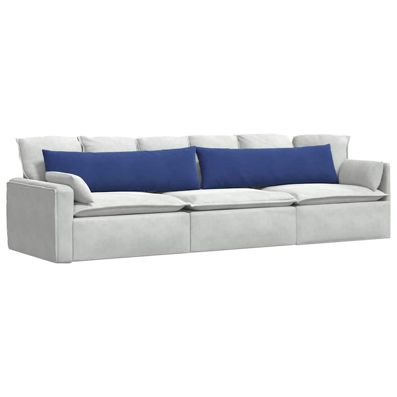 Load image into Gallery viewer, Vidaxl sofa kussens 2 stuks politieblauw 145 x 40 cm cordstof
