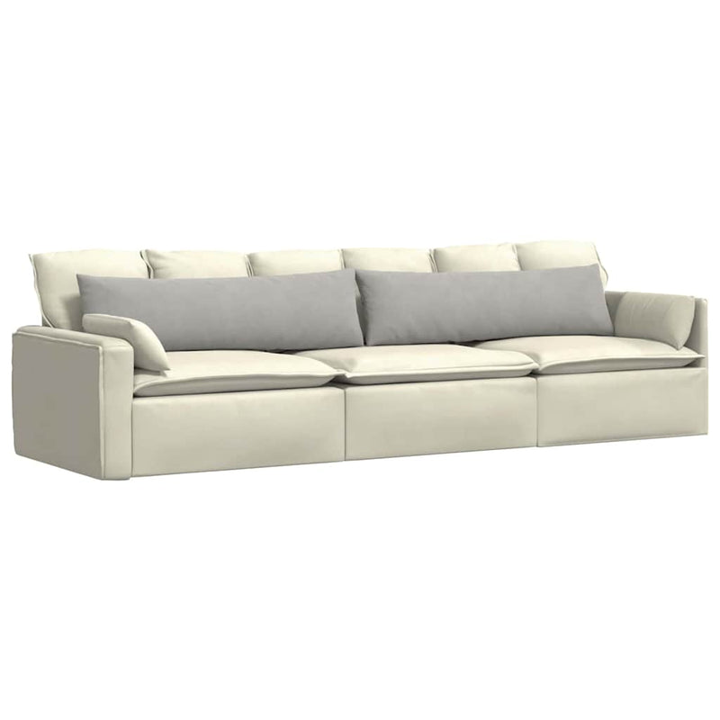Load image into Gallery viewer, Vidaxl sofa kussens 2 stuks lichtgrijs 145 x 40 cm stof
