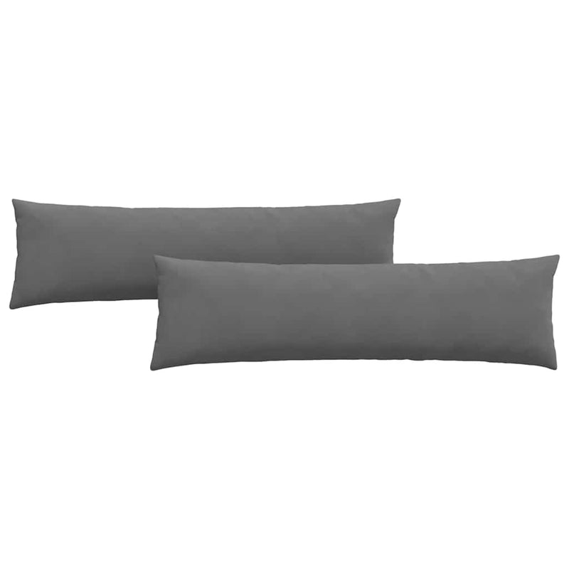 Load image into Gallery viewer, Vidaxl sofa kussens 2 stuks donkergrijs 145 x 40 cm stof
