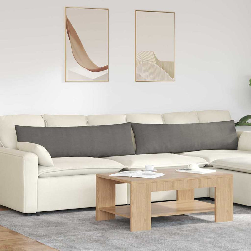 Load image into Gallery viewer, Vidaxl sofa kussens 2 stuks lichtgrijs 145 x 40 cm cordstof
