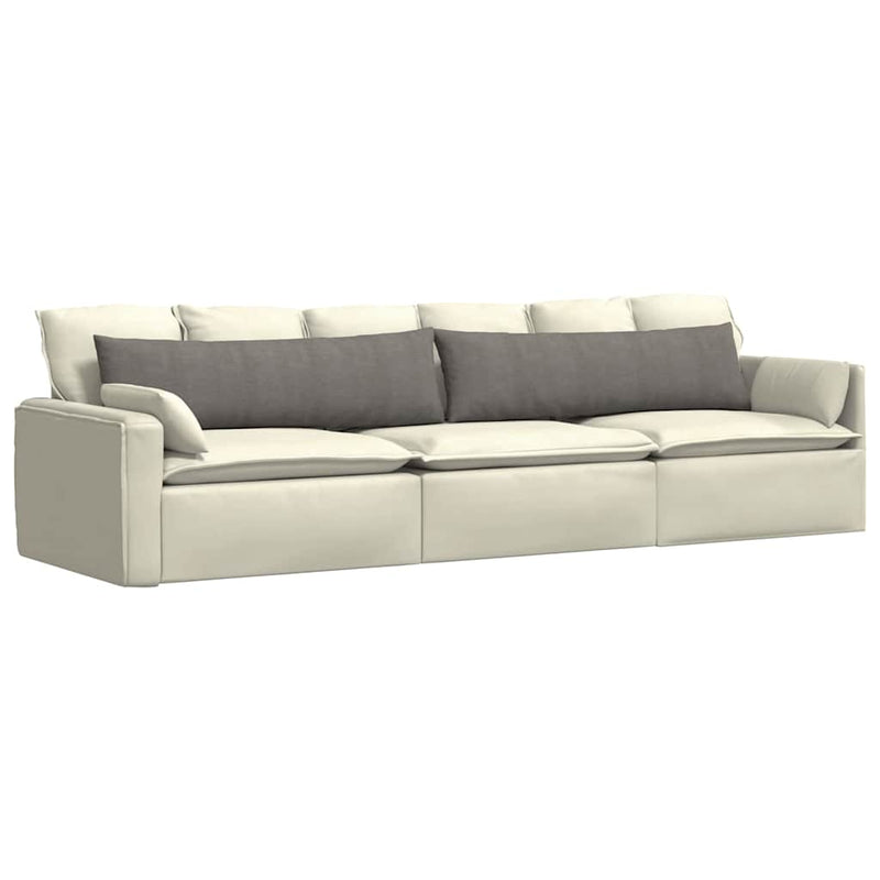 Load image into Gallery viewer, Vidaxl sofa kussens 2 stuks lichtgrijs 145 x 40 cm cordstof
