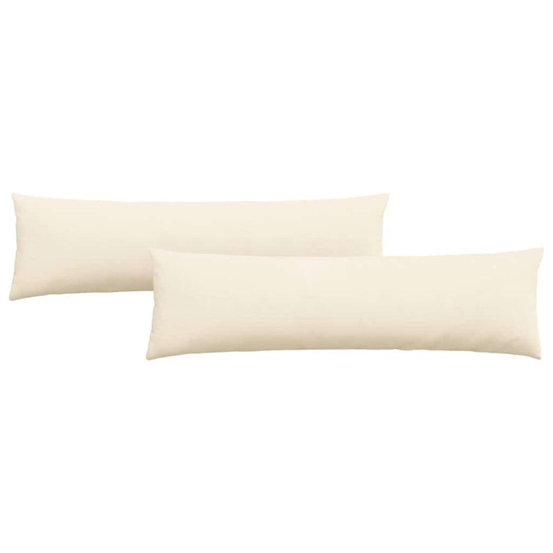 Load image into Gallery viewer, Vidaxl sofa kussens 2 stuks crème 145 x 40 cm cordstof
