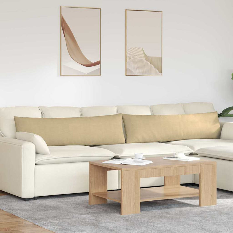 Load image into Gallery viewer, Vidaxl sofa kussens 2 stuks grijs groen 145 x 40 cm cordstof
