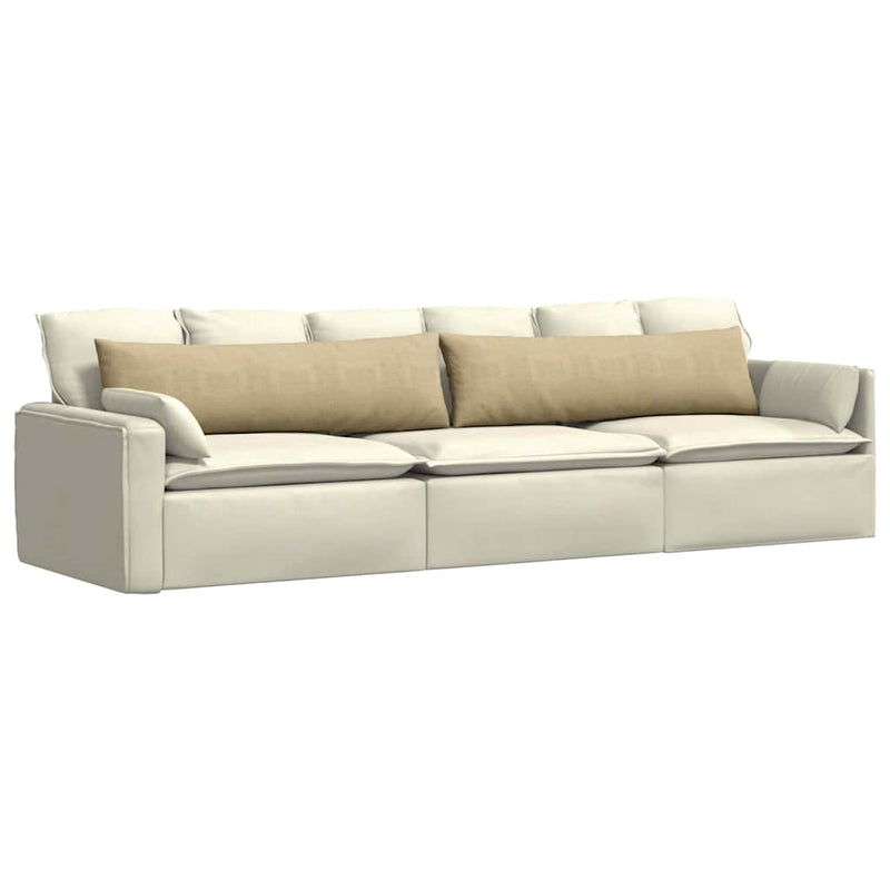 Load image into Gallery viewer, Vidaxl sofa kussens 2 stuks grijs groen 145 x 40 cm cordstof
