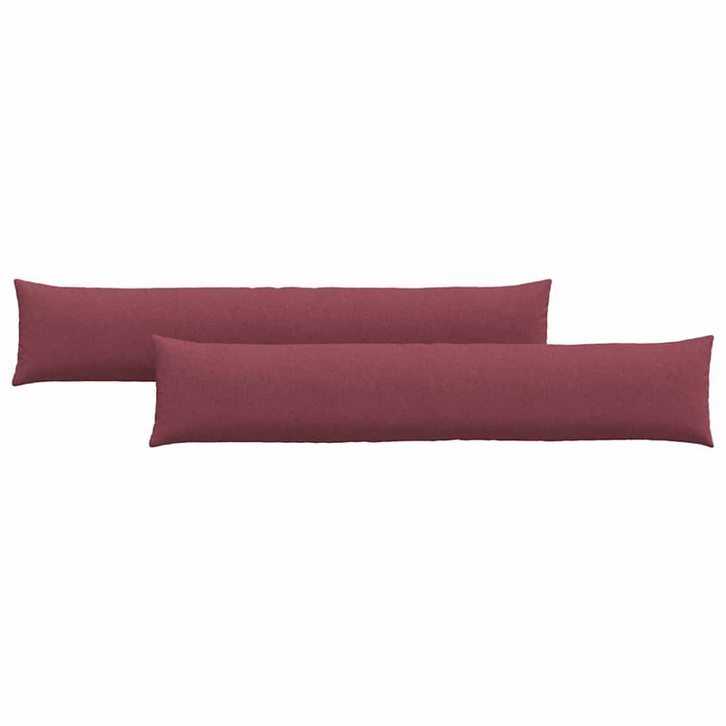 Load image into Gallery viewer, Vidaxl sofa kussens 2 pcs wijnrood 200 x 40 cm stof
