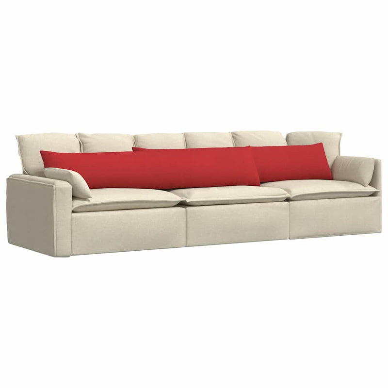 Load image into Gallery viewer, Vidaxl sofa kussens 2 pcs rood 200 x 40 cm stof
