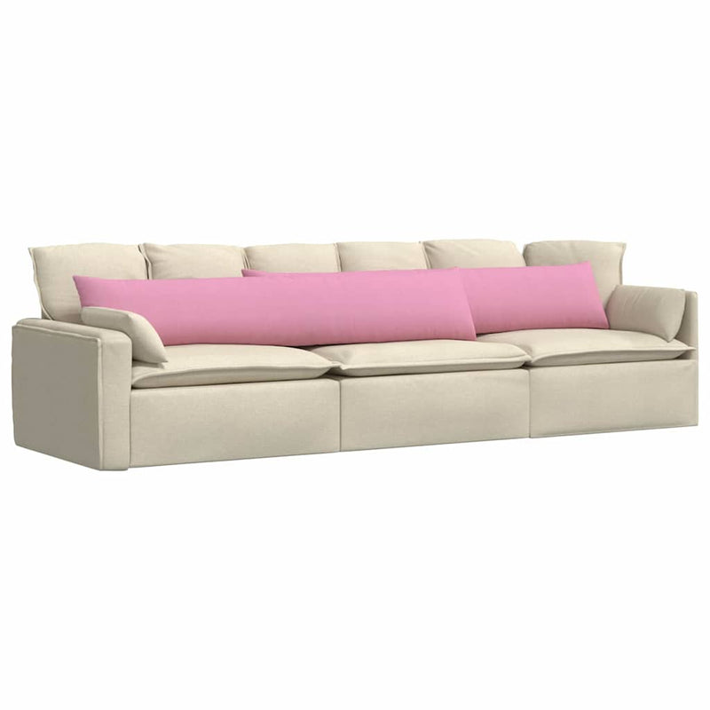 Load image into Gallery viewer, Vidaxl sofa kussens 2 pcs roze 200 x 40 cm stof
