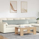 Vidaxl sofa kussens 2 stuks lichtgrijs 200 x 40 cm cordstof