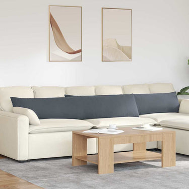 Vidaxl sofa kussens 2 stuks donkergrijs 200 x 40 cm cordstof