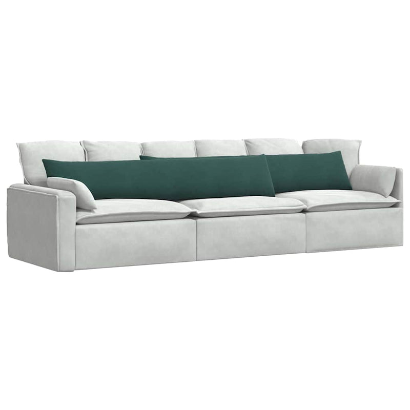 Load image into Gallery viewer, Vidaxl sofa kussens 2 stuks donkergroen 200 x 40 cm cordstof
