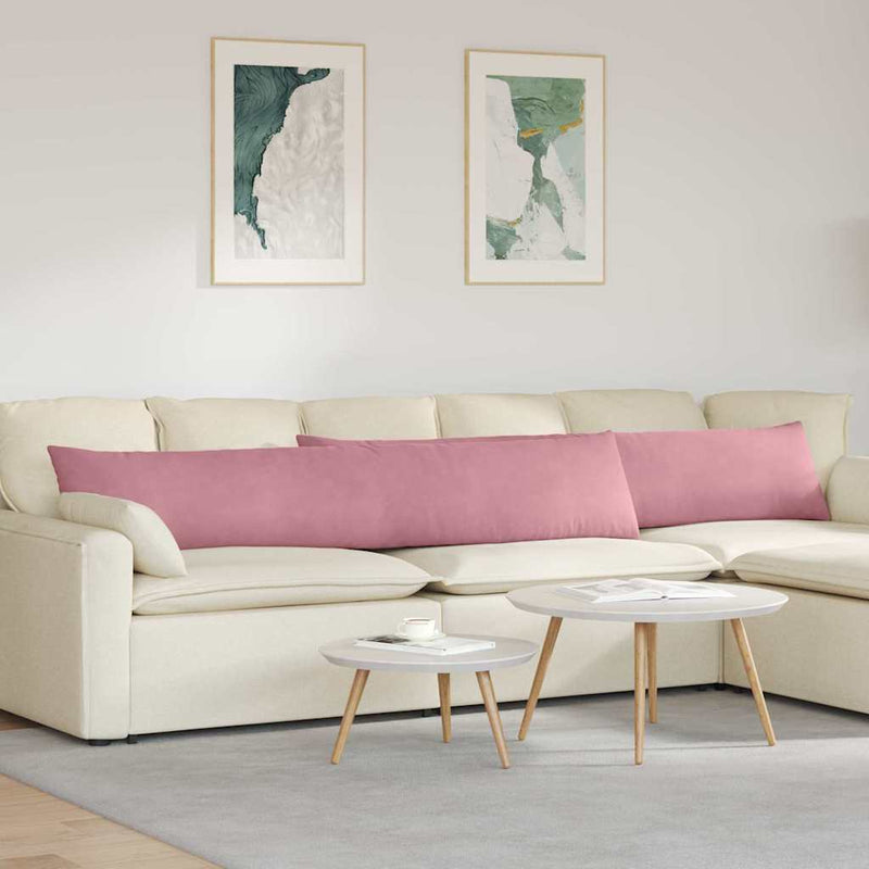 Load image into Gallery viewer, Vidaxl sofa kussens 2 stuks roze 200 x 40 cm cordstof
