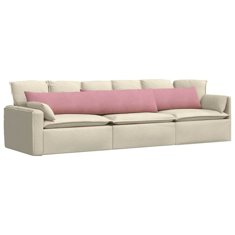 Load image into Gallery viewer, Vidaxl sofa kussens 2 stuks roze 200 x 40 cm cordstof
