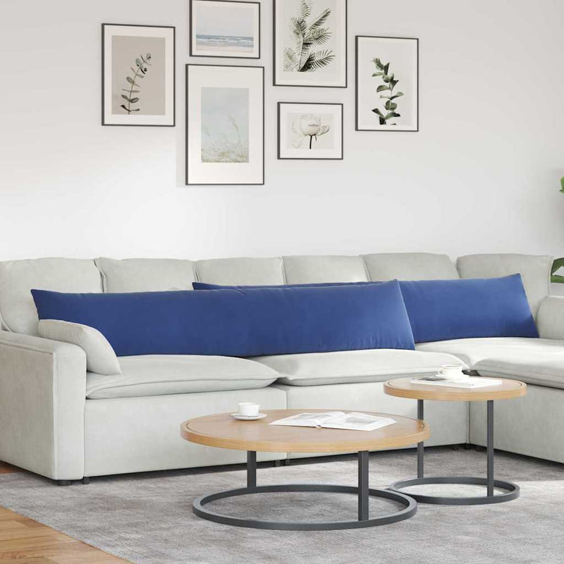 Load image into Gallery viewer, Vidaxl sofa kussens 2 stuks politieblauw 200 x 40 cm cordstof
