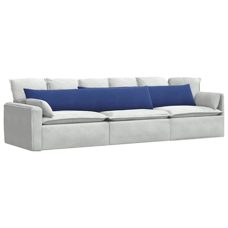 Load image into Gallery viewer, Vidaxl sofa kussens 2 stuks politieblauw 200 x 40 cm cordstof
