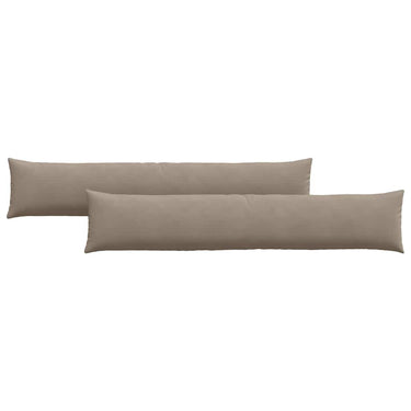 Vidaxl sofa kussens 2 stuks taupe 200 x 40 cm stof