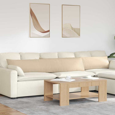 Vidaxl sofa kussens 2 stuks crème 200 x 40 cm stof