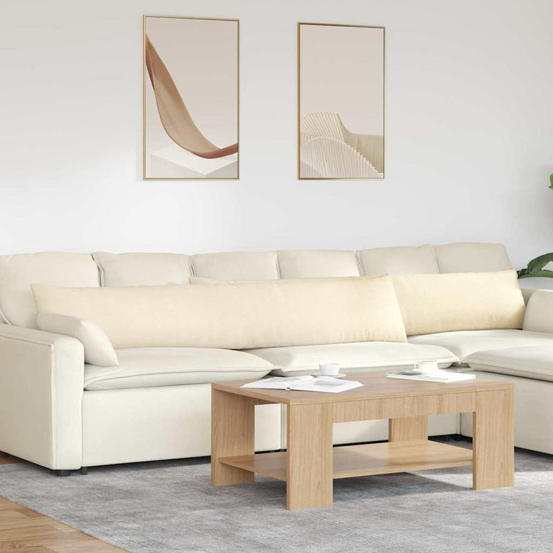 Load image into Gallery viewer, Vidaxl sofa kussens 2 stuks crème 200 x 40 cm cordstof
