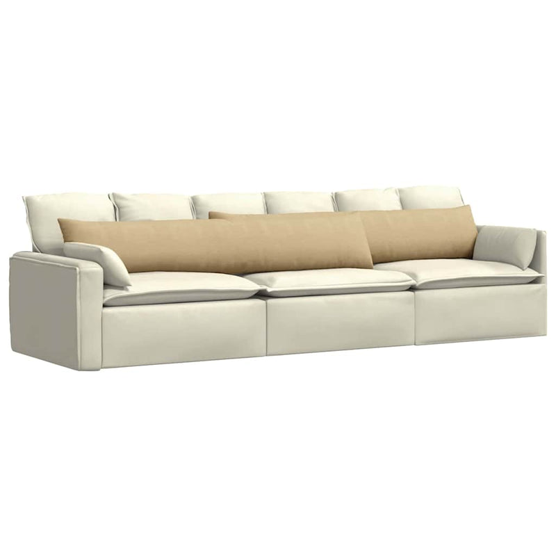 Load image into Gallery viewer, Vidaxl sofa kussens 2 stuks grijs groen 200 x 40 cm cordstof
