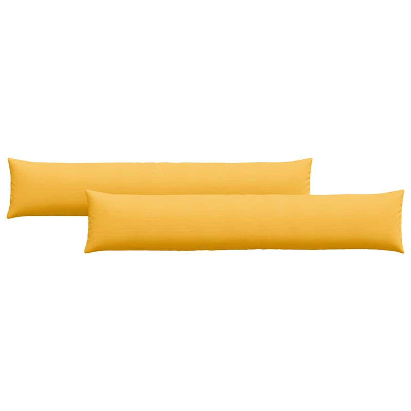 Load image into Gallery viewer, Vidaxl sofa kussens 2 stuks lichtgeel 200 x 40 cm cordstof
