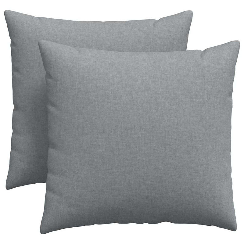 Load image into Gallery viewer, Vidaxl sofa kussens 2 pcs lichtgrijs 45 x 45 cm stof
