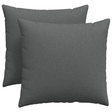 Vidaxl sofa kussens 2 pcs donkergrijs 45 x 45 cm stof