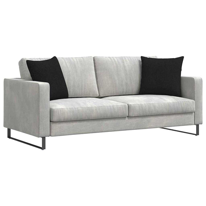 Load image into Gallery viewer, Vidaxl sofa kussens 2 pcs zwart 45 x 45 cm stof
