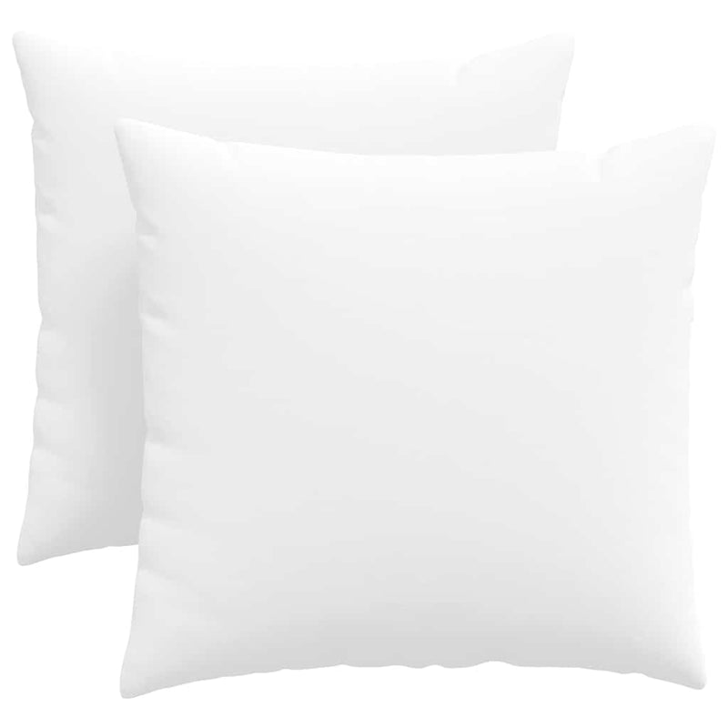 Load image into Gallery viewer, Vidaxl sofa kussens 2 pcs wit 45 x 45 cm stof

