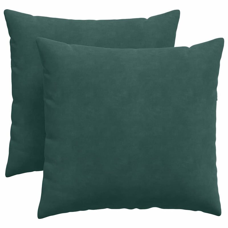 Load image into Gallery viewer, Vidaxl sofa kussens 2 stuks donkergroen 45 x 45 cm cordstof

