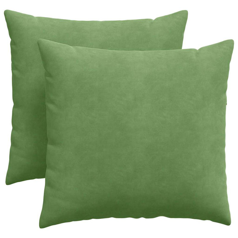 Load image into Gallery viewer, Vidaxl sofa kussens 2 stuks lichtgroen 45 x 45 cm cordstof
