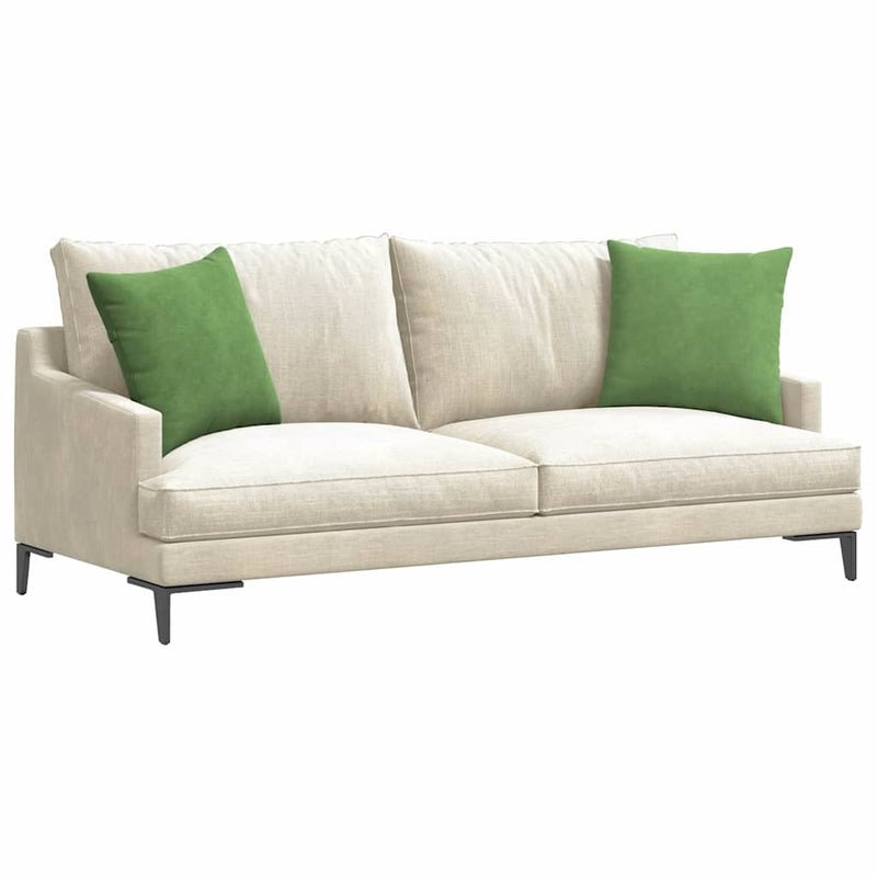 Load image into Gallery viewer, Vidaxl sofa kussens 2 stuks lichtgroen 45 x 45 cm cordstof

