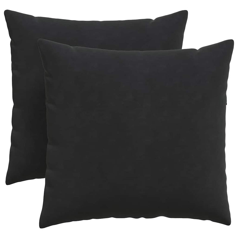 Load image into Gallery viewer, Vidaxl sofa kussens 2 stuks zwart 45 x 45 cm cordstof
